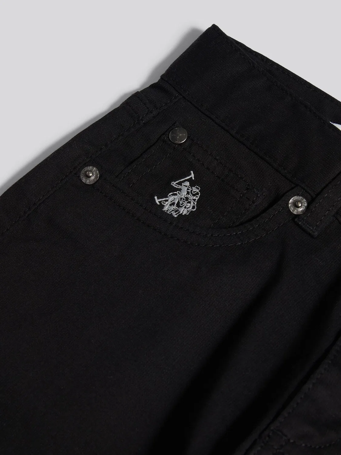 Брюки Bedford Cord 5 Pocket U.S. Polo Assn., черный — фото 4