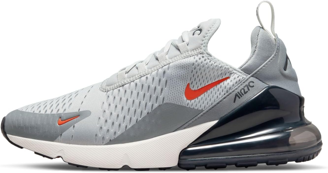 

Низкие кроссовки Nike для мужчин, размер 40 EU, Grey Fog Team Orange Sail Particle Grey