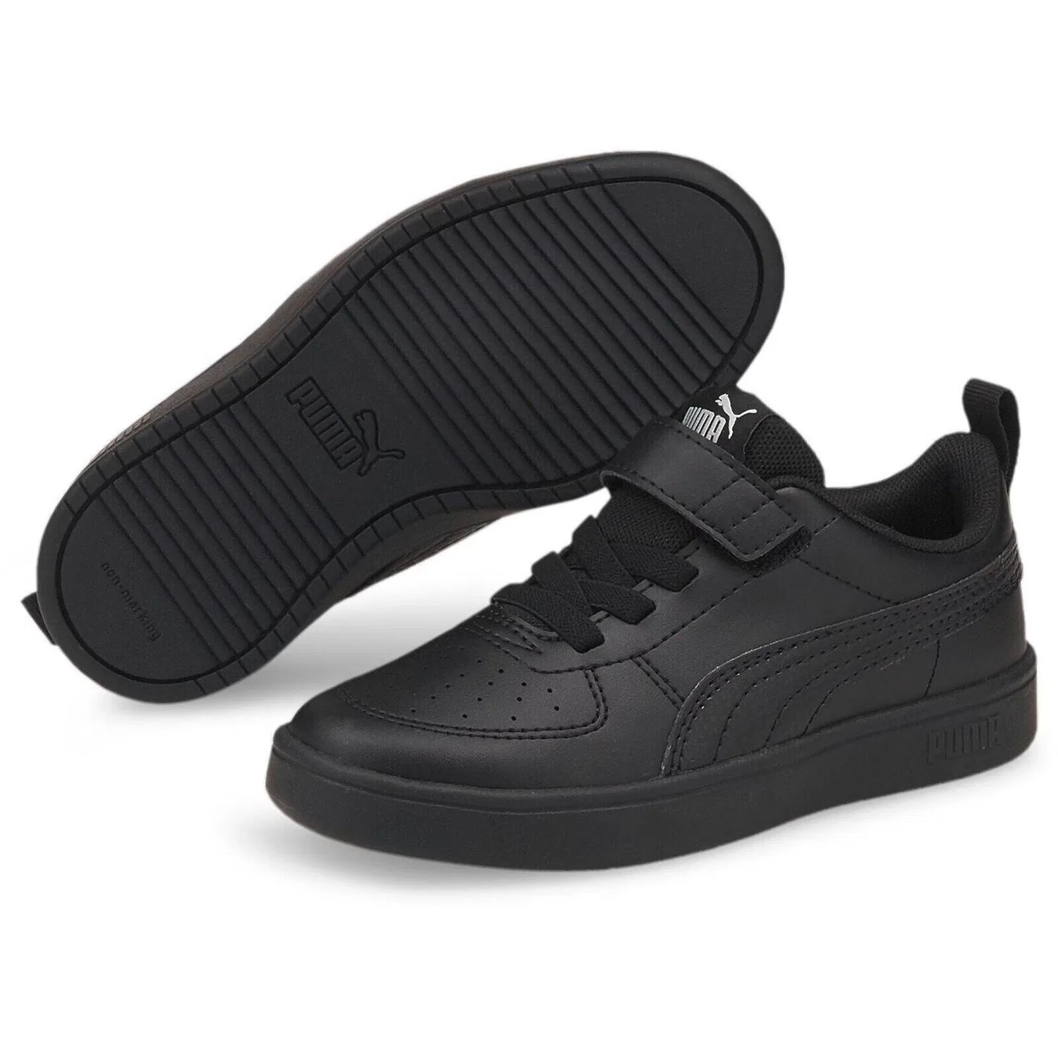 Детские кроссовки Puma Rickie Ac Ps, Schwarz — фото 3