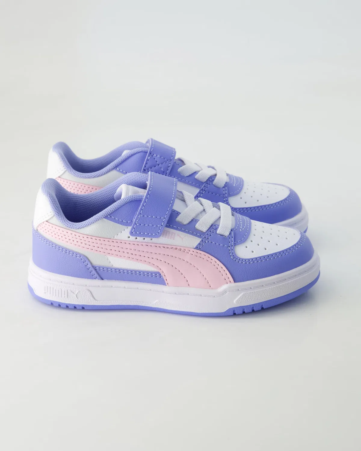 Детские кроссовки для мальчиков с принтом Caven III Holo 2.0 PUMA, III Block Intense Lavender Pearl Pink White — фото 2