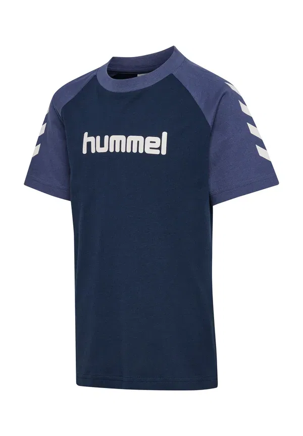 Футболка унисекс с принтом Hummel, синий — фото 4