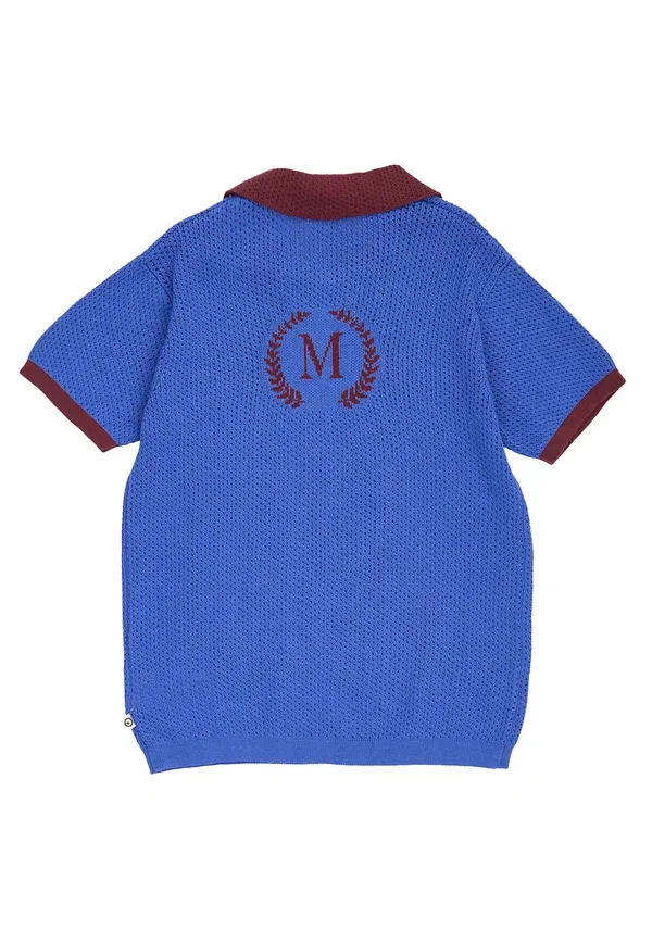Футболка поло дышащая Polo Shirt Musli By Green Cotton, Azure Blue, синий — фото 2
