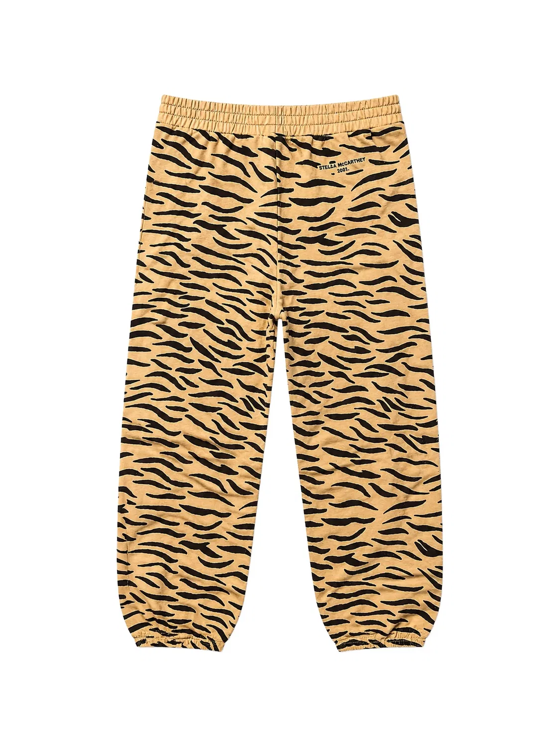 Спортивные брюки с тигровым принтом Stella Mccartney Kids, желтый — фото 2