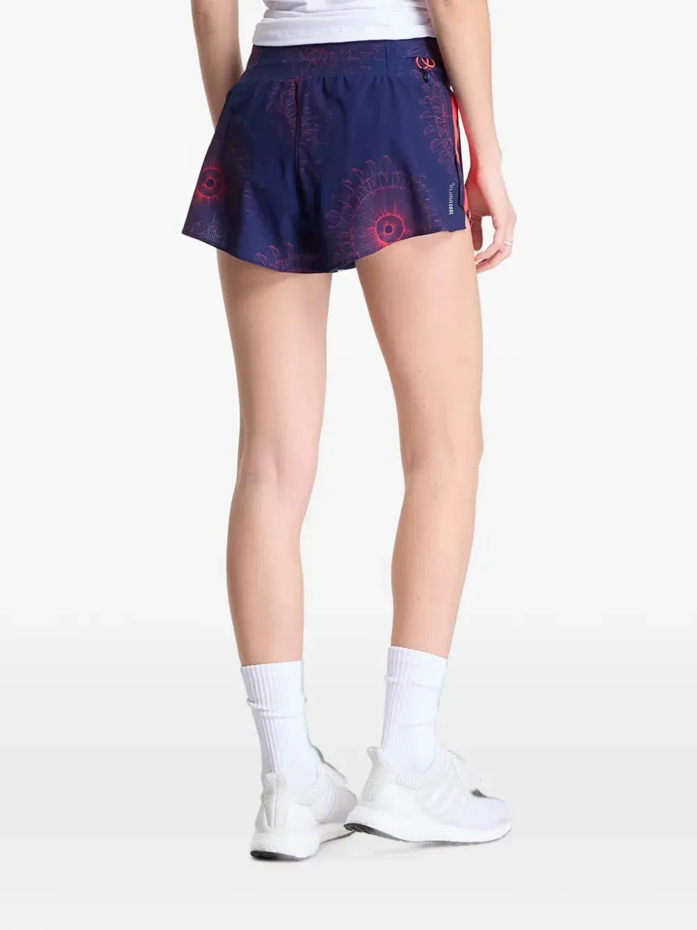 Шорты Adizero Labrum с цветочным принтом Adidas, синий — фото 3