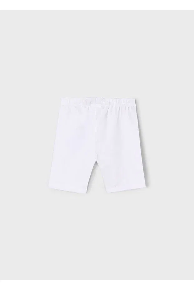 Детские леггинсы для девочек хлопковые Basic Capri Tights Mayoral, White — фото 2
