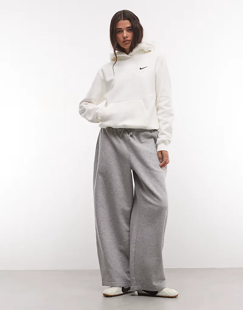 Худи Nike Studio Fleece, кремовый и, черный — фото 2