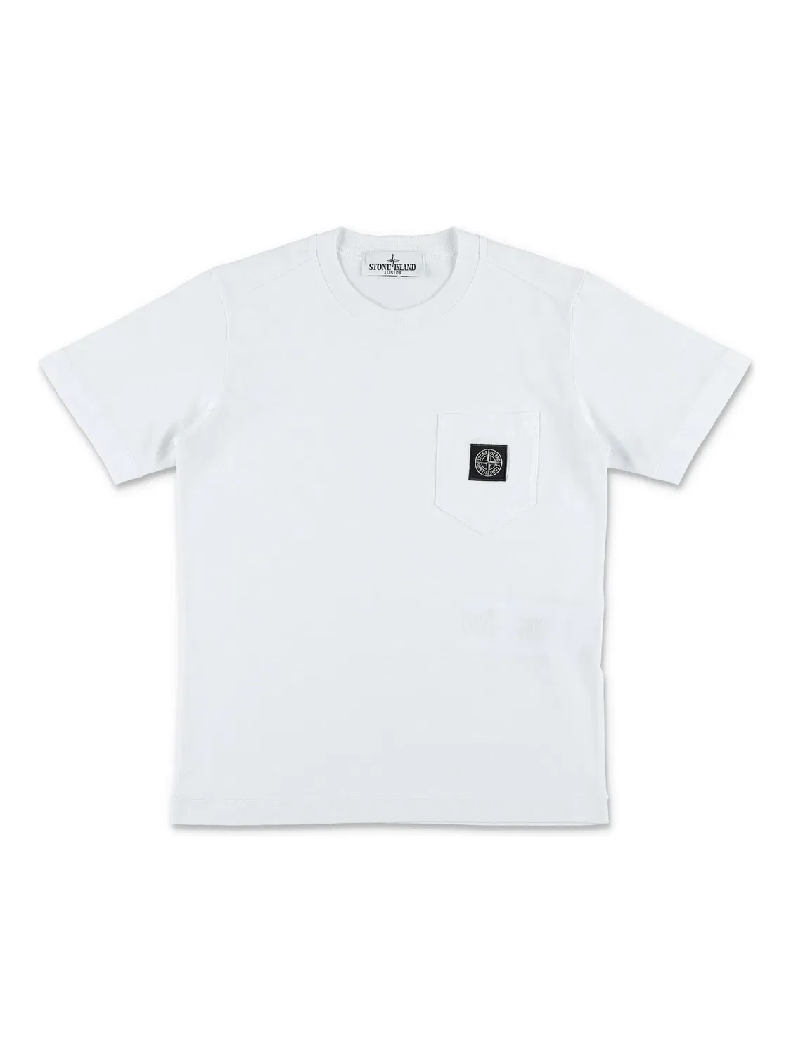 Футболка с логотипом на груди Stone Island, белый