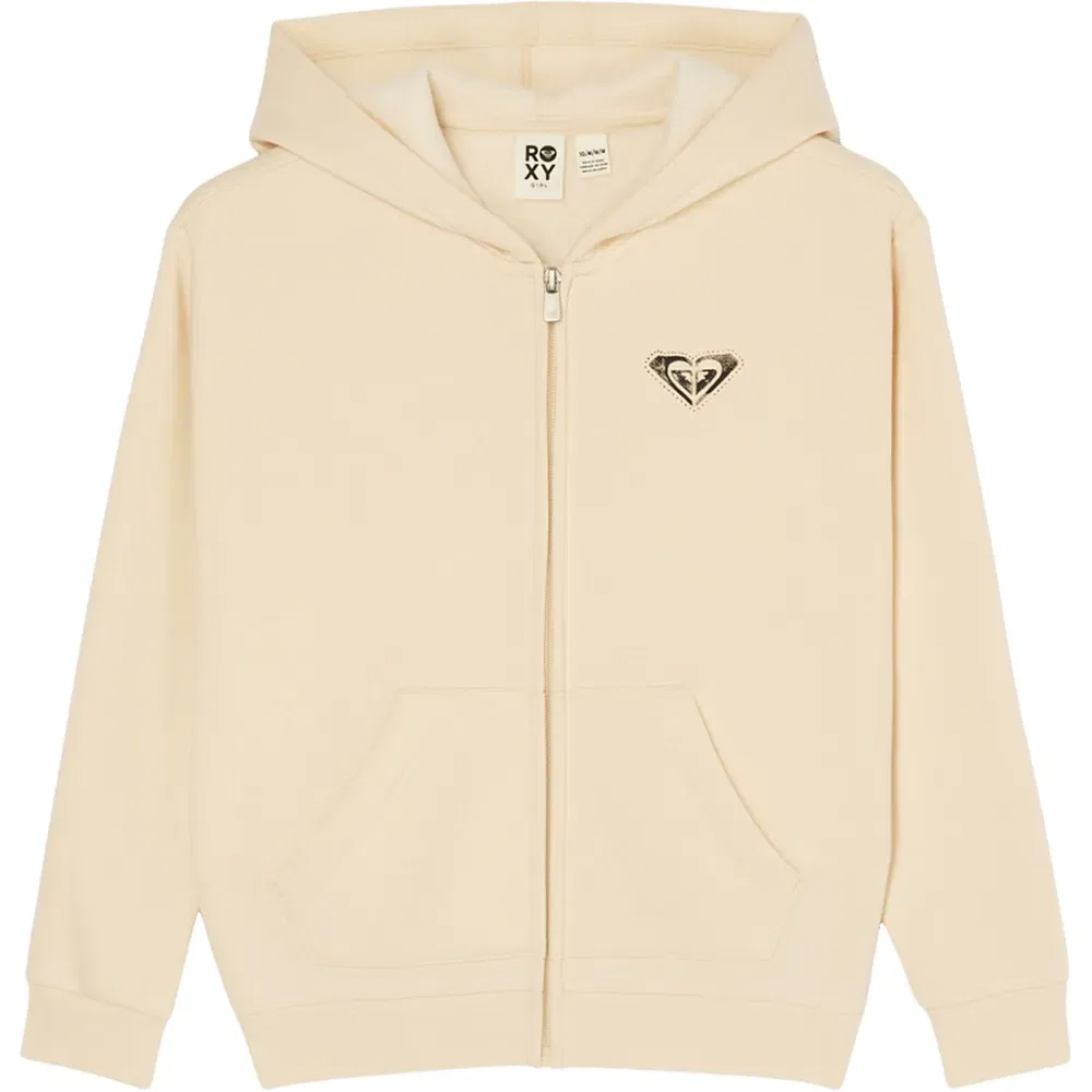Детское худи для девочек с принтом Surf Feeling Roxy, Beige