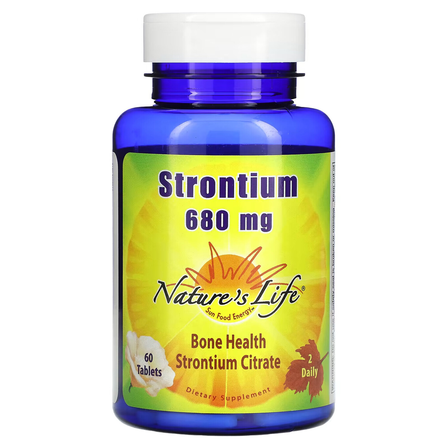 

Стронций Nature's Life, 340 мг, 60 таблеток