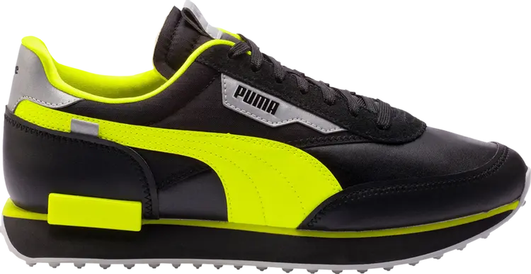 

Кроссовки Puma Future Rider Risk Alert Black Safety Yellow, черный, Черный;желтый, Кроссовки Puma Future Rider Risk Alert Black Safety Yellow, черный