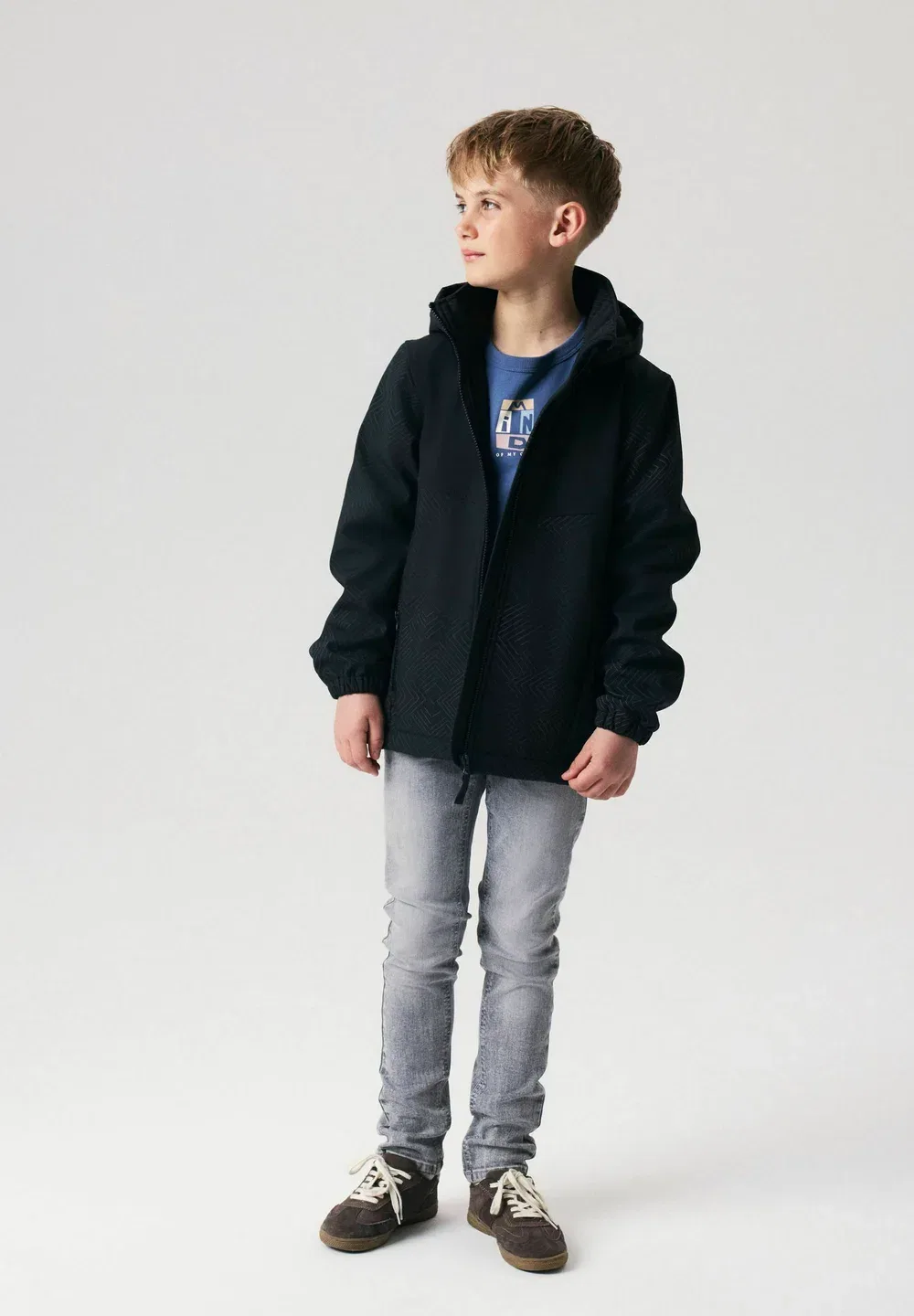 Куртка софтшелл alfa08 - легкая куртка Name It, Black