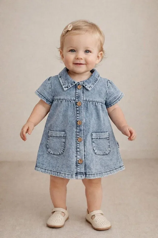Детское джинсовое платье Babexi, Blue