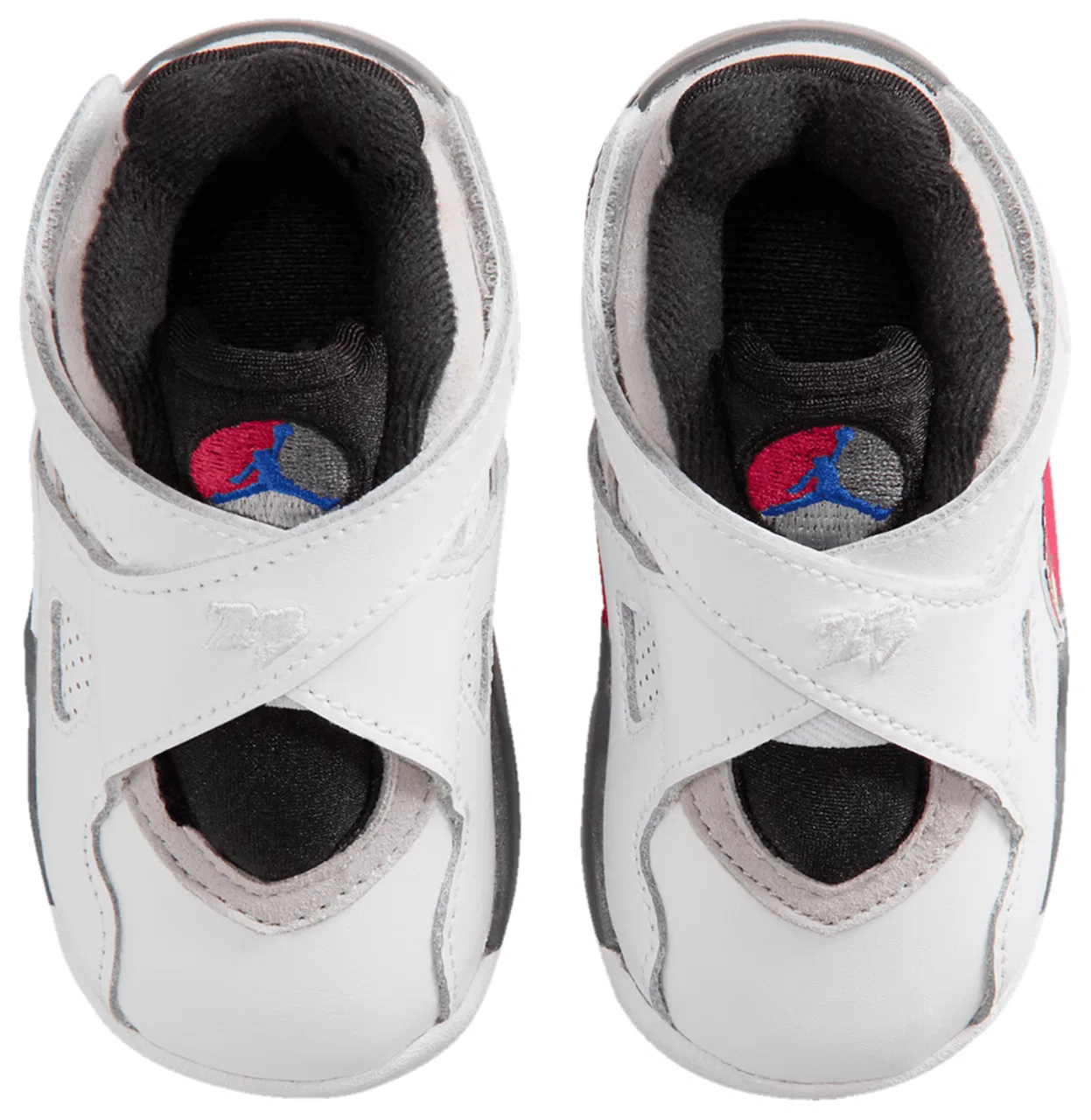 Кроссовки для девочек Retro 8 Jordan, цвет True Red/White/Black — фото 4