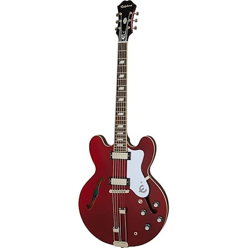 

Epiphone Riviera в искрящемся бургундском цвете Riviera in Sparkling Burgundy