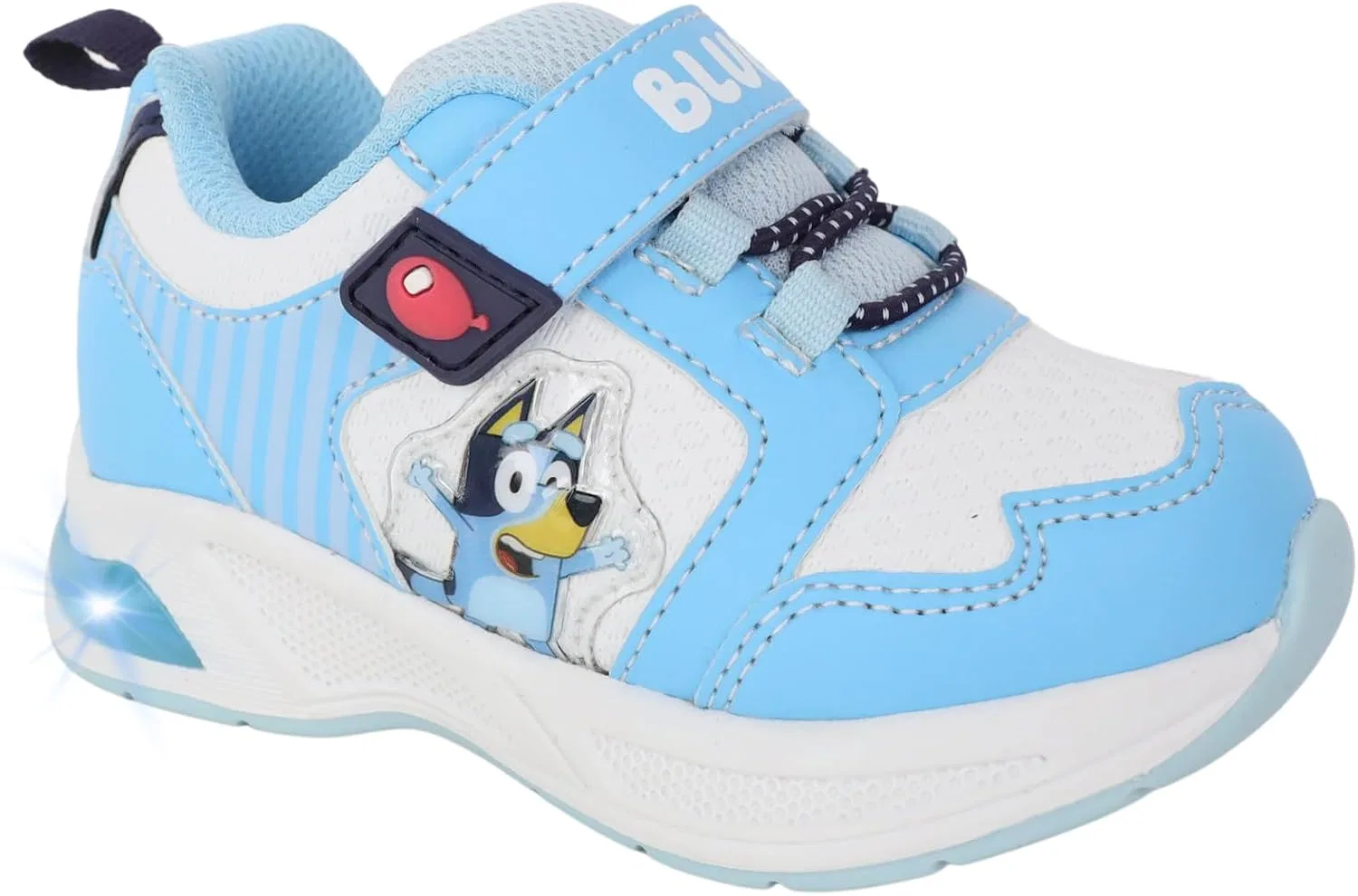 Детские кроссовки со светящейся подошвой Bluey, Baby Blue — фото 4