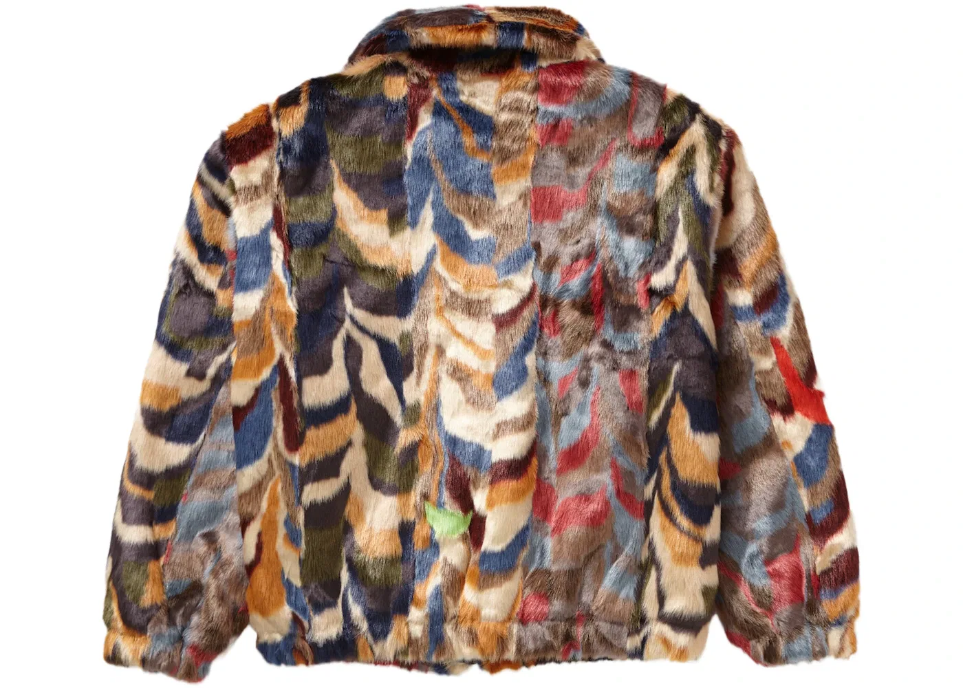 Мужская куртка-бомбер из искусственного меха Multicolor Supreme, Multicolor — фото 2