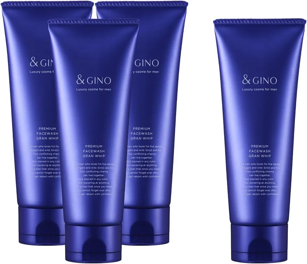 Пенка для умывания &Gino — Men's Facial Cleansing Foam Premium, , цитрус, 120 г