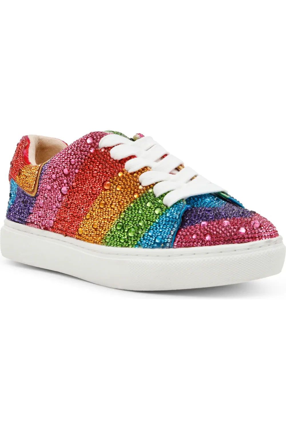 Кроссовки детские с кристаллами Sidny Betsey Johnson, Rainbow