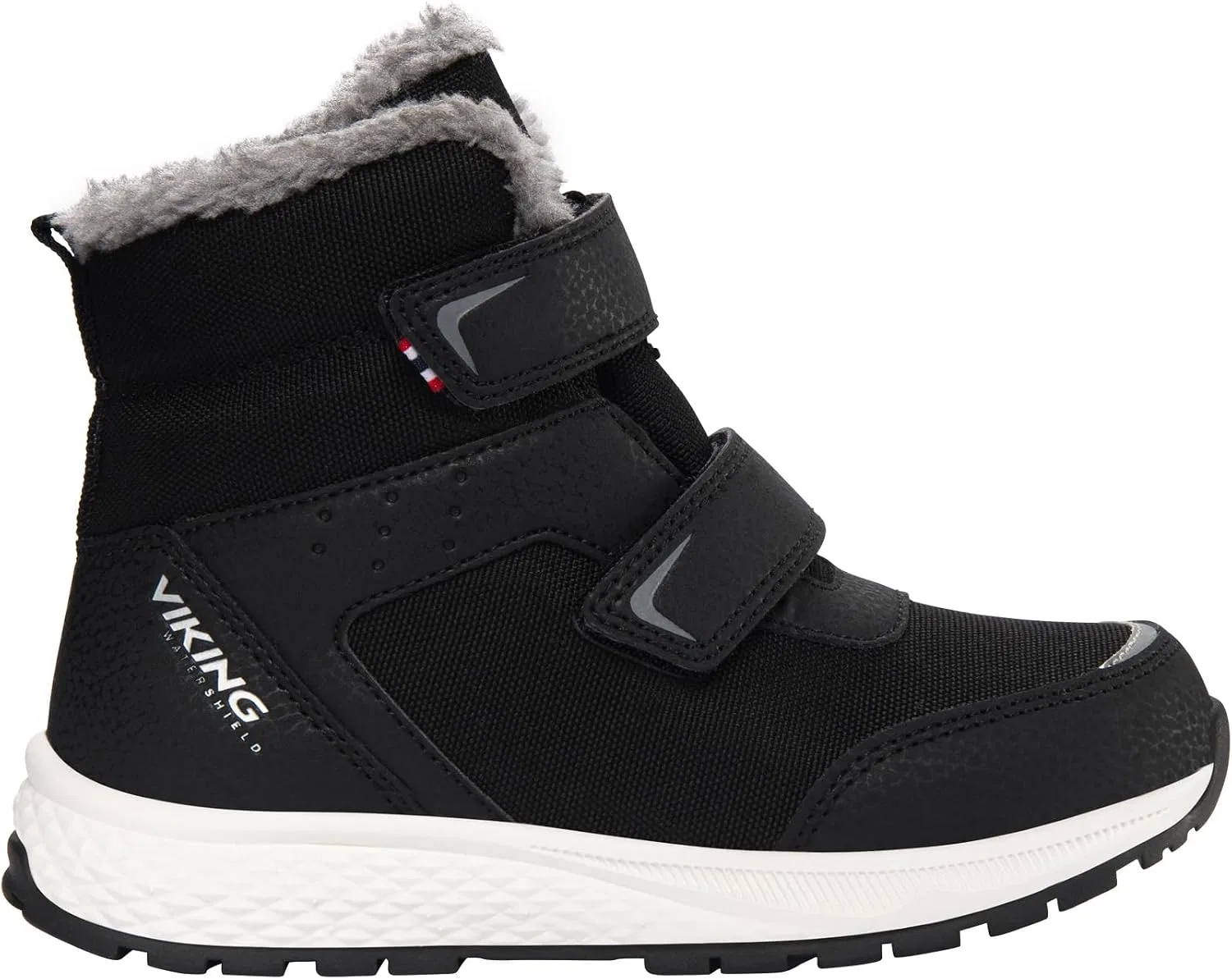 Детские ботинки зимние классические VIKING, Black Grey