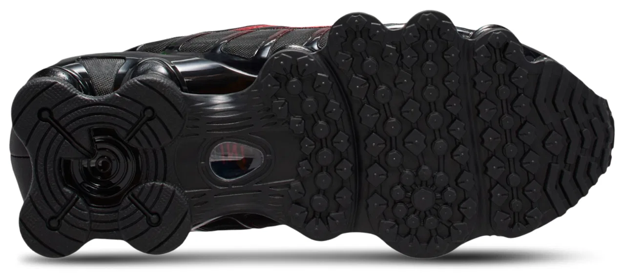 Кроссовки для мальчиков Shox TL Nike, цвет Black/Light Crimson/Black — фото 4