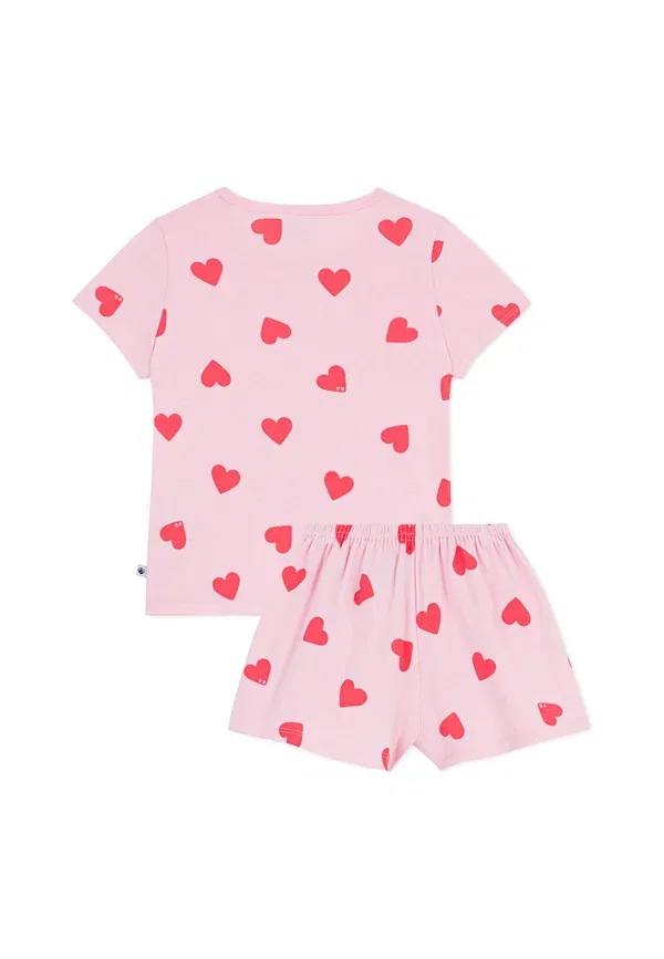 Женский пижамный комплект из хлопка Petit Bateau, персиковый — фото 2