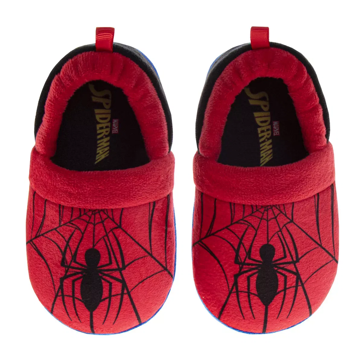 Детские тапочки с принтом Marvel Spider-Man Dual Boys' Dual Sizes Slippers Marvel, Red