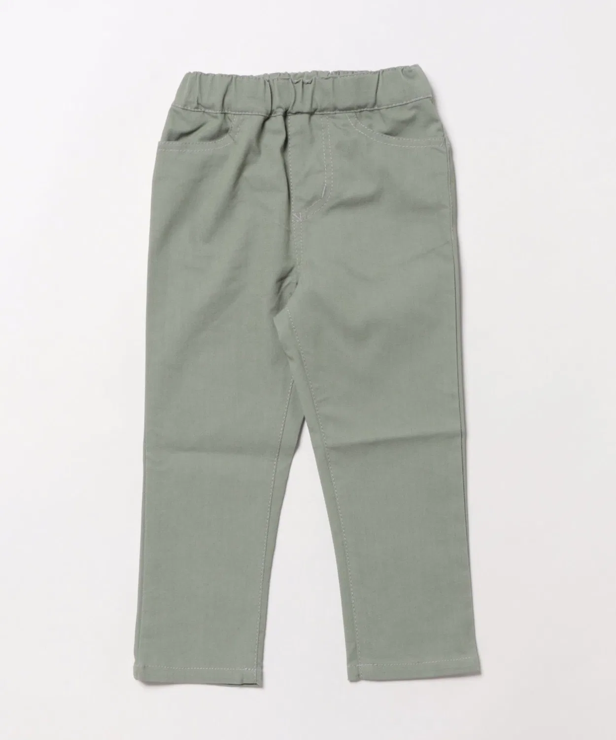 Детские брюки с зауженным кроем, стрейч, до щиколотки, hakka kids, Khaki