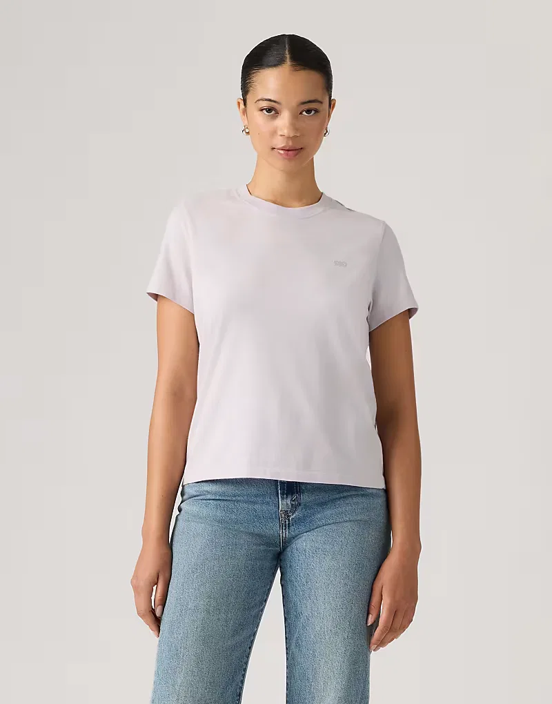 Хлопковая футболка Levi's Favorite светло-фиолетового