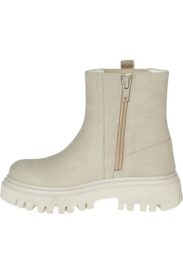 Детские ботинки для девочек с текстильным верхом Chelsea boots Graceland, Nude Color — фото 2