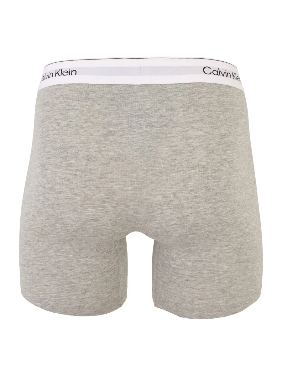Боксерские шорты Calvin Klein в светло-голубом, серо-бежевом и розовом цветах — фото 2