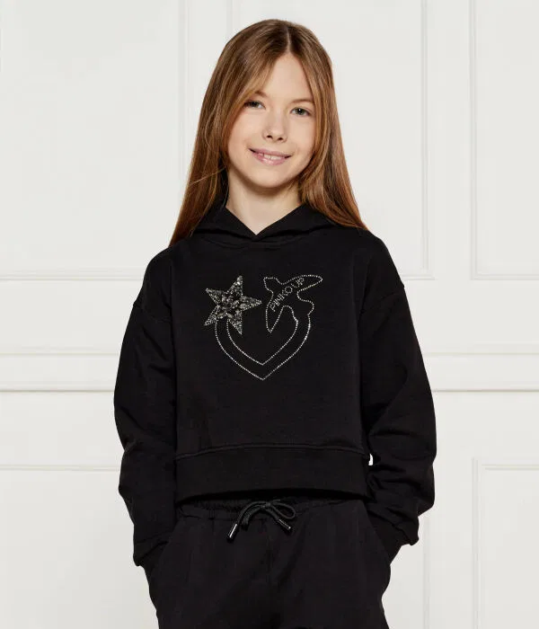 Детское худи Pinko Up, черный