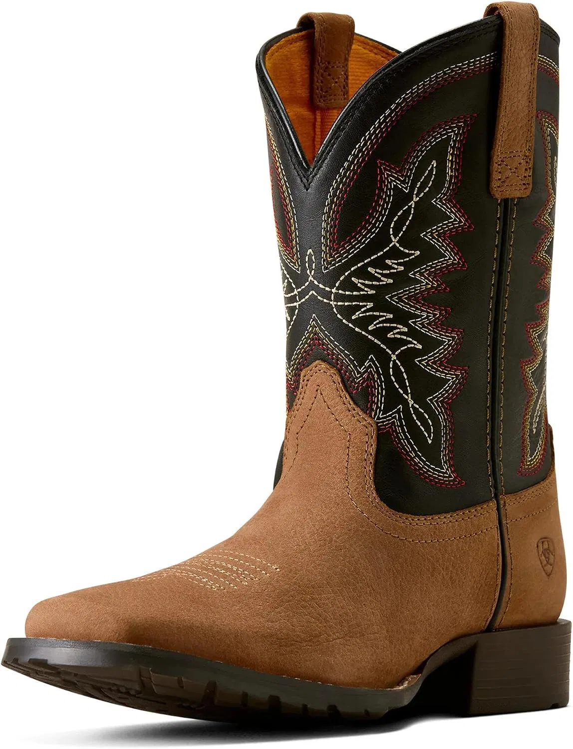 Детские сапоги в стиле вестерн с широким квадратным носком Hybrid Rancher ARIAT, Dusted Brown