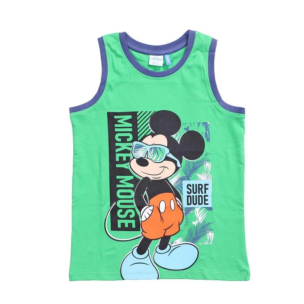 Детский комплект для мальчиков с принтом Mickey Mouse Disney, Green — фото 2