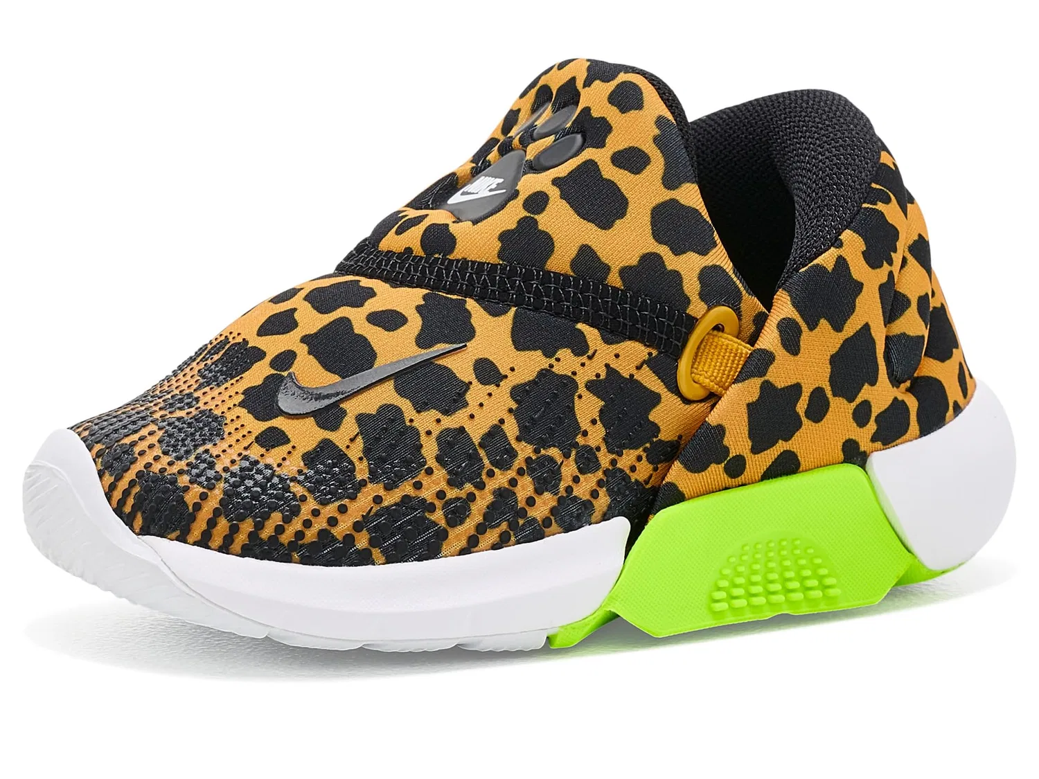 Кроссовки Swoosh Go (для младенцев и малышей) Nike Kids, University Gold/Black/Volt/White — фото 2