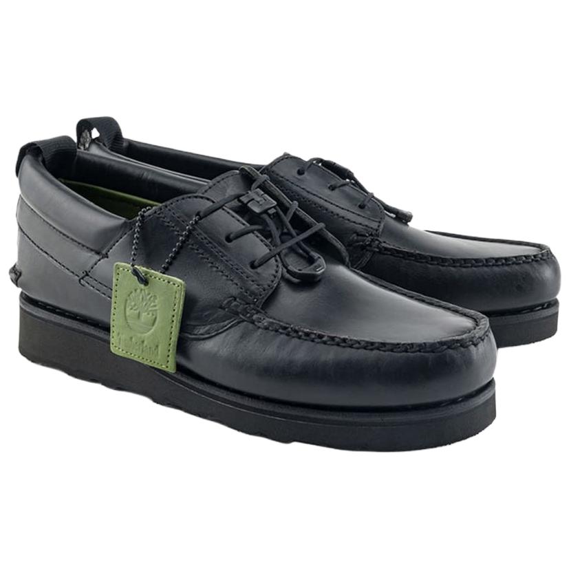 Timberland DOE x 3 Eye Casual Leather Shoes Men's Black — фото 4