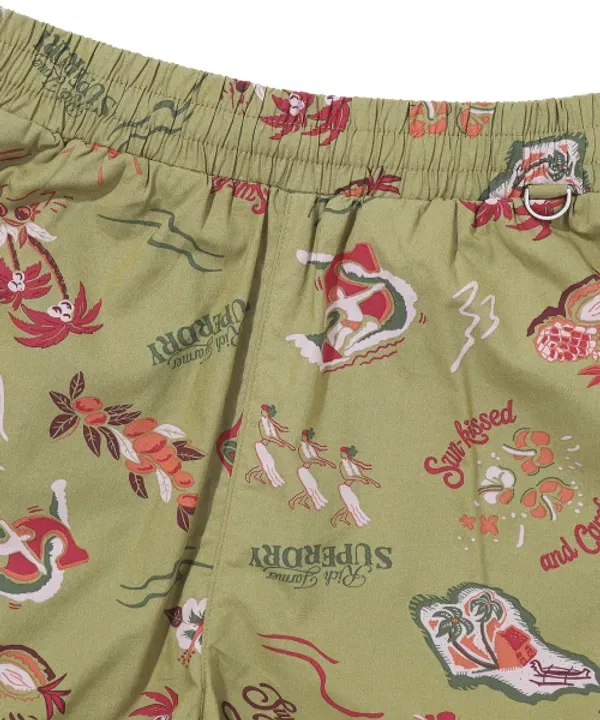 Шорты Palm Surf Hawaiian, Superdry, хаки — фото 3