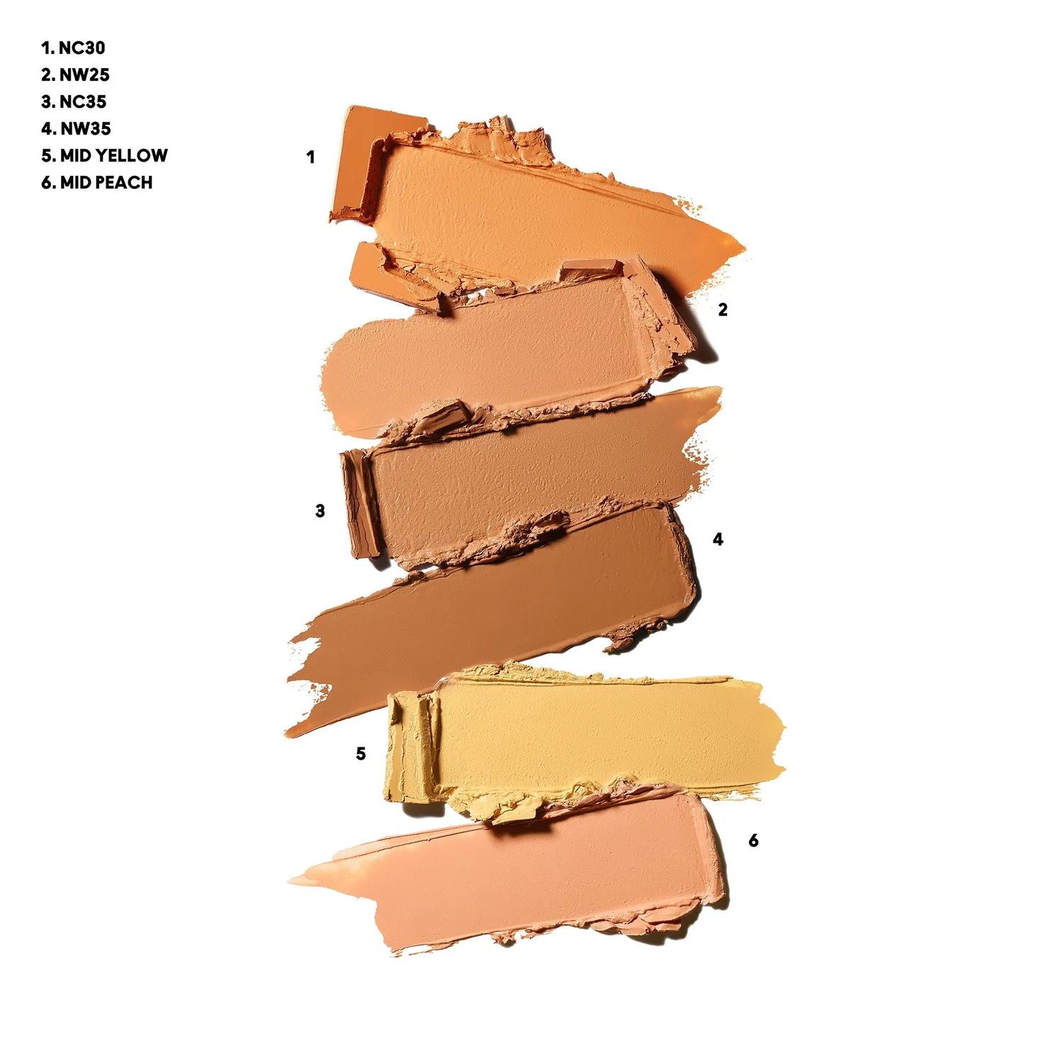 Палитра консилеров и корректоров Studio Fix Conceal and Correct Palette Medium MAC, 6 г — фото 3