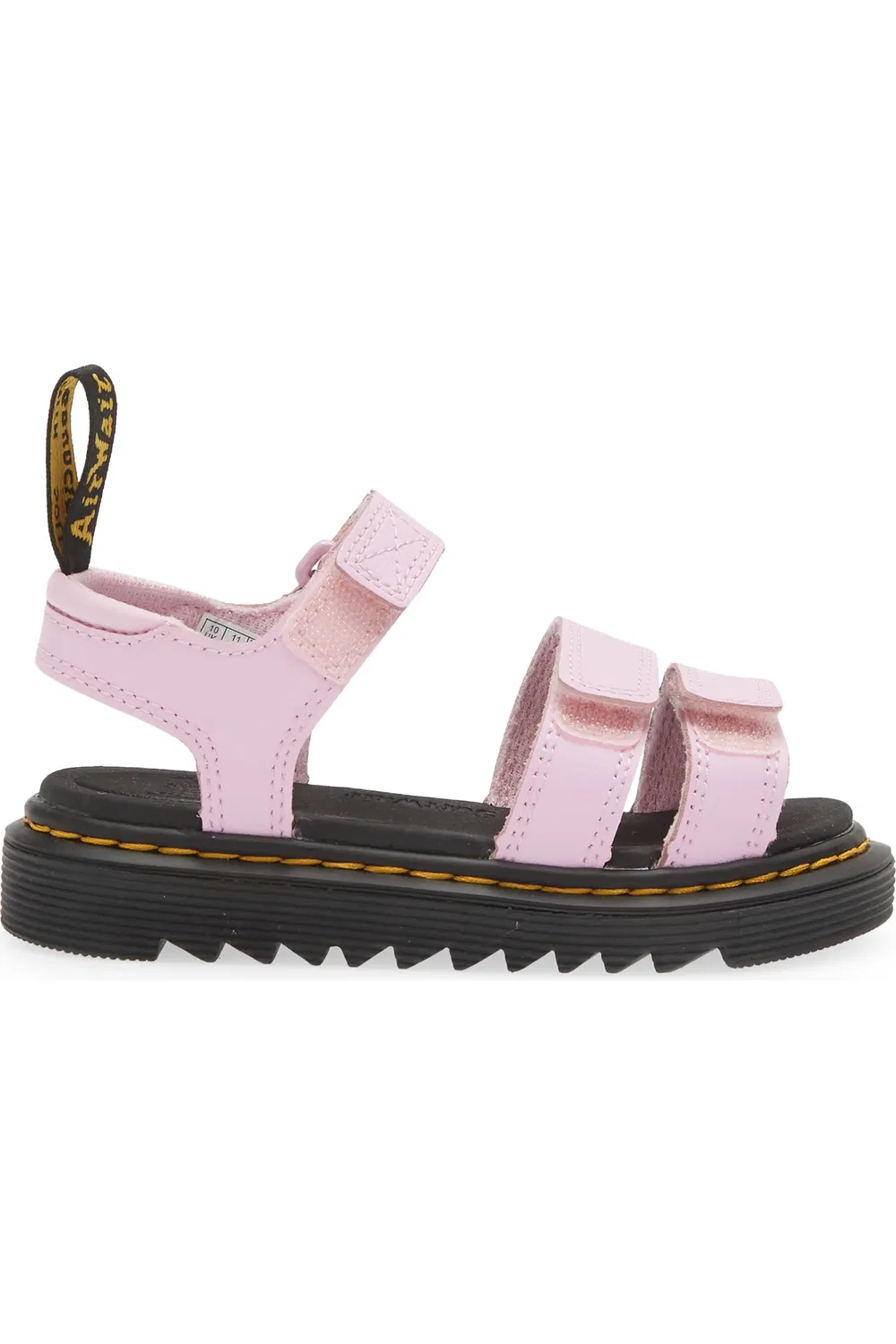 Детские сандалии Dr. Martens Klaire, с массивной подошвой, бледно-розовый — фото 3