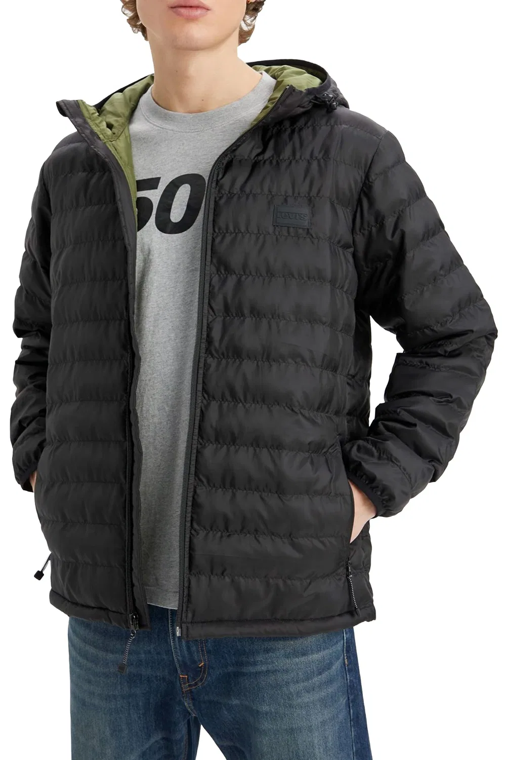 Мужская куртка Pierce Packable Levi's, Mineral Black — фото 3