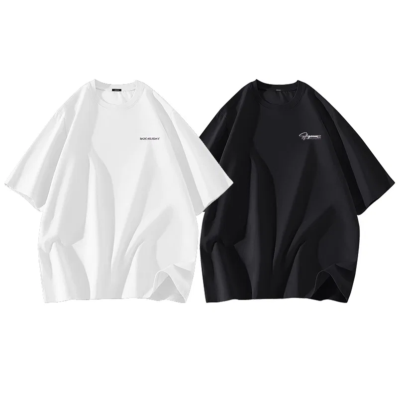Детская футболка с коротким рукавом MINISO, Ice Silk Cooling White (Moonlight Fantasy Chest Logo)+Dark Gray (Moonlight Fantasy Chest Logo) — фото 3