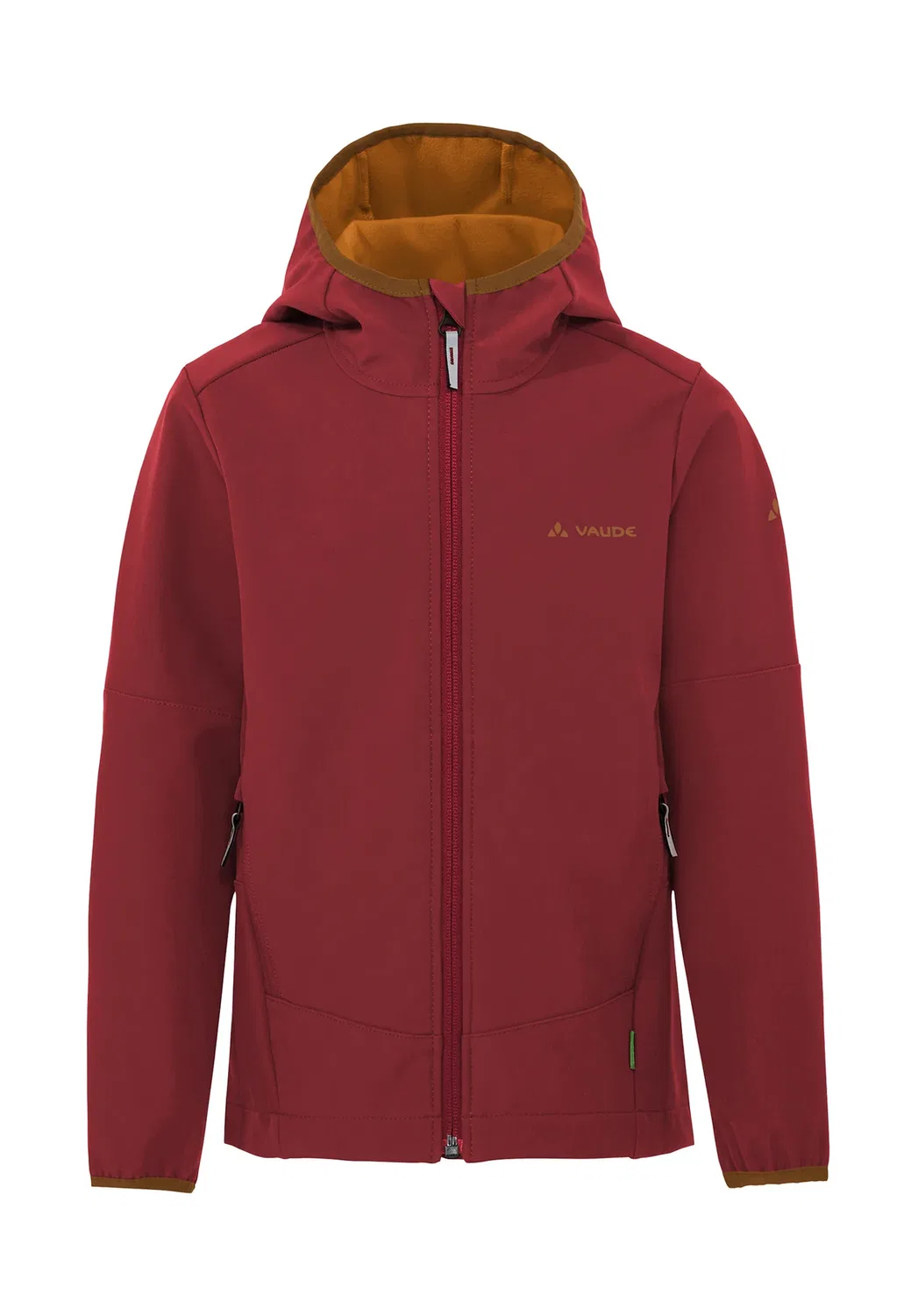 Детская куртка Jacken Caprea Softshell, унисекс - куртка из софтшелла Vaude, Carmine