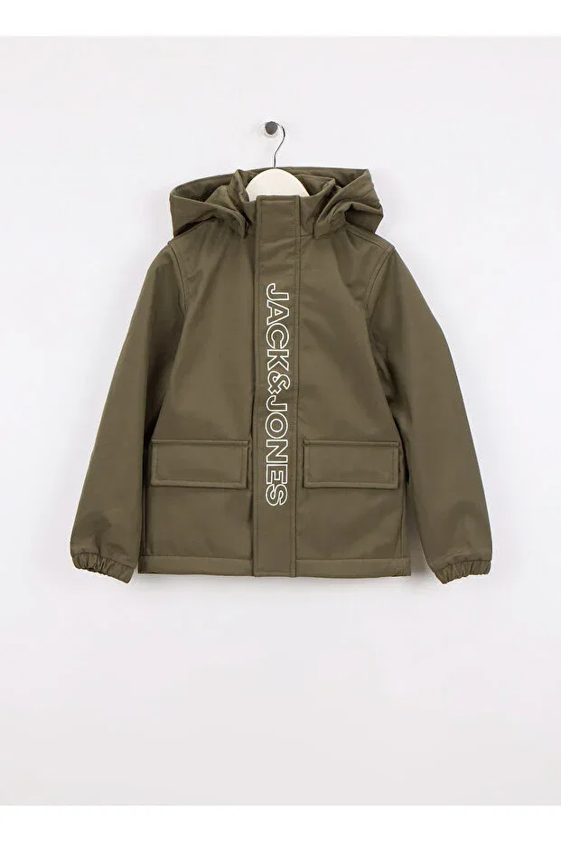 Детское пальто для мальчиков с капюшоном Jack & Jones, Green