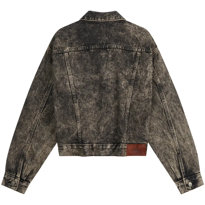 Джинсовая куртка Calvin Klein, Charcoal Gray — фото 3