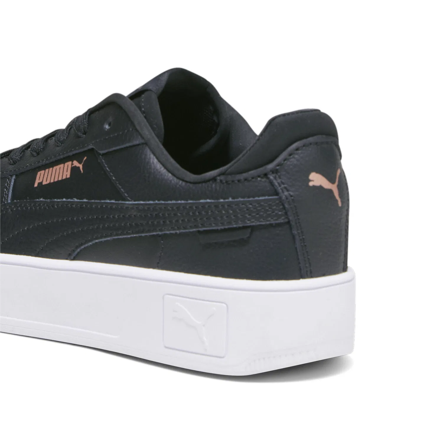 Детские кроссовки для девочек Carina Street Sneakers Madchen Puma, Schwarz Silber — фото 2