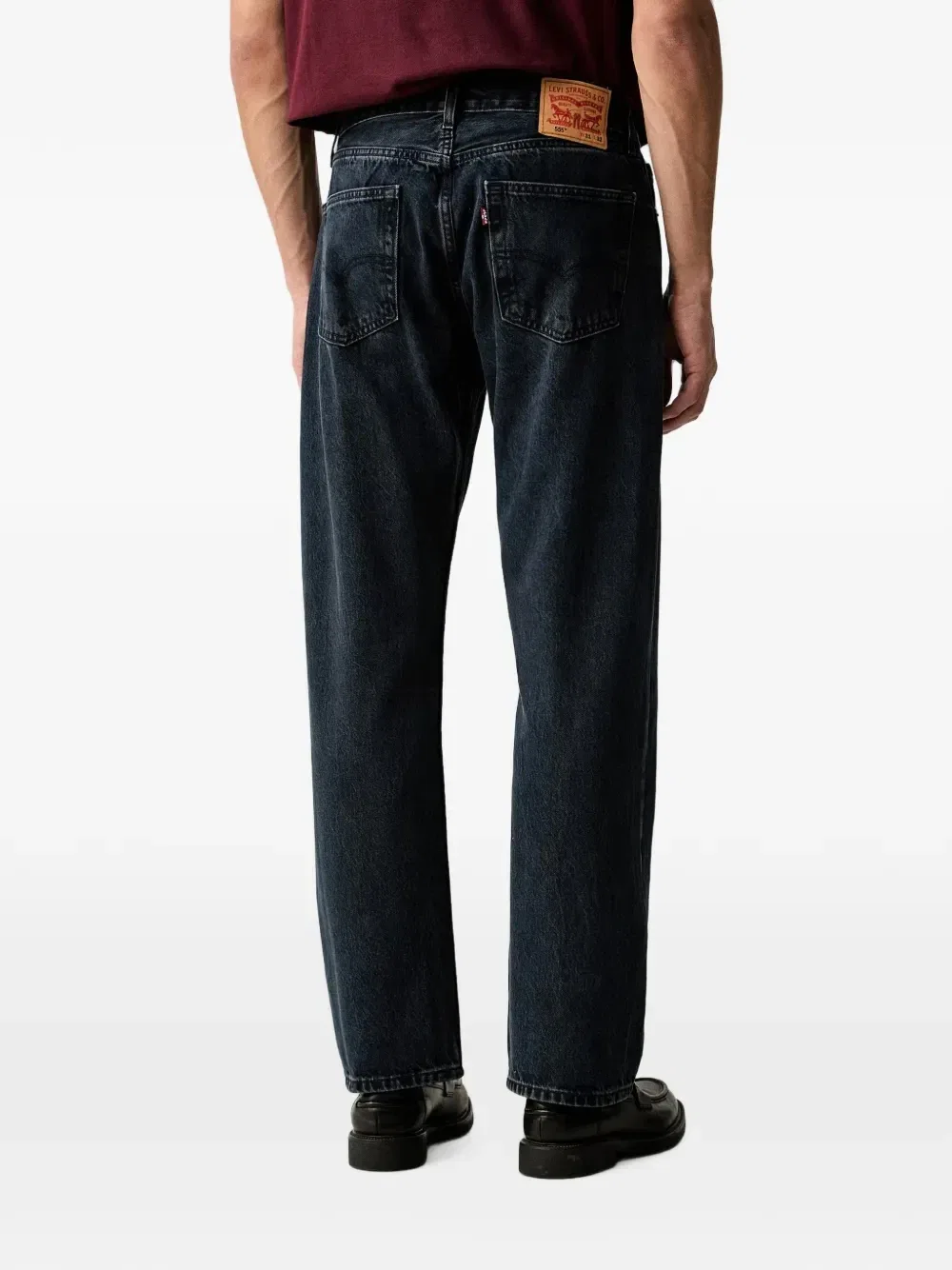 Джинсы 555 свободного кроя Levi's, синий — фото 3