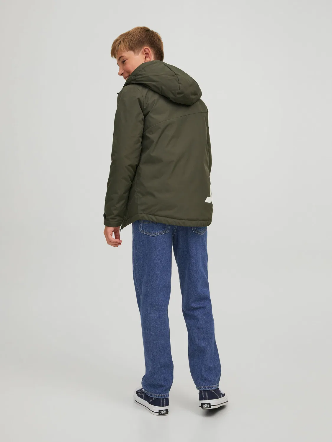 Джинсы свободного кроя Chris, JACK & JONES Junior, синие — фото 2