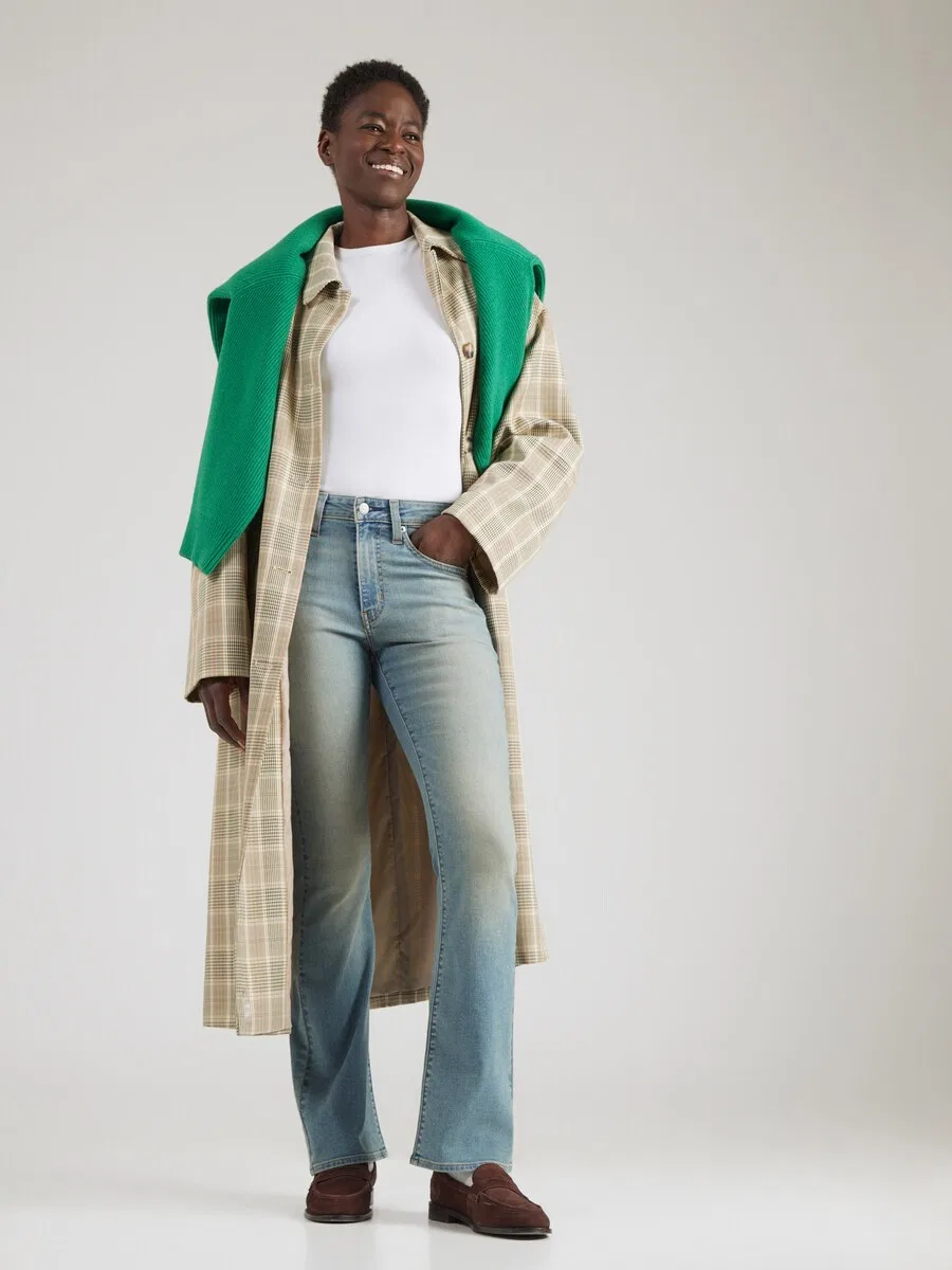 Джинсы LEVI'S Boot cut '725 HIGH RISE BOOTCUT' синего цвета — фото 4