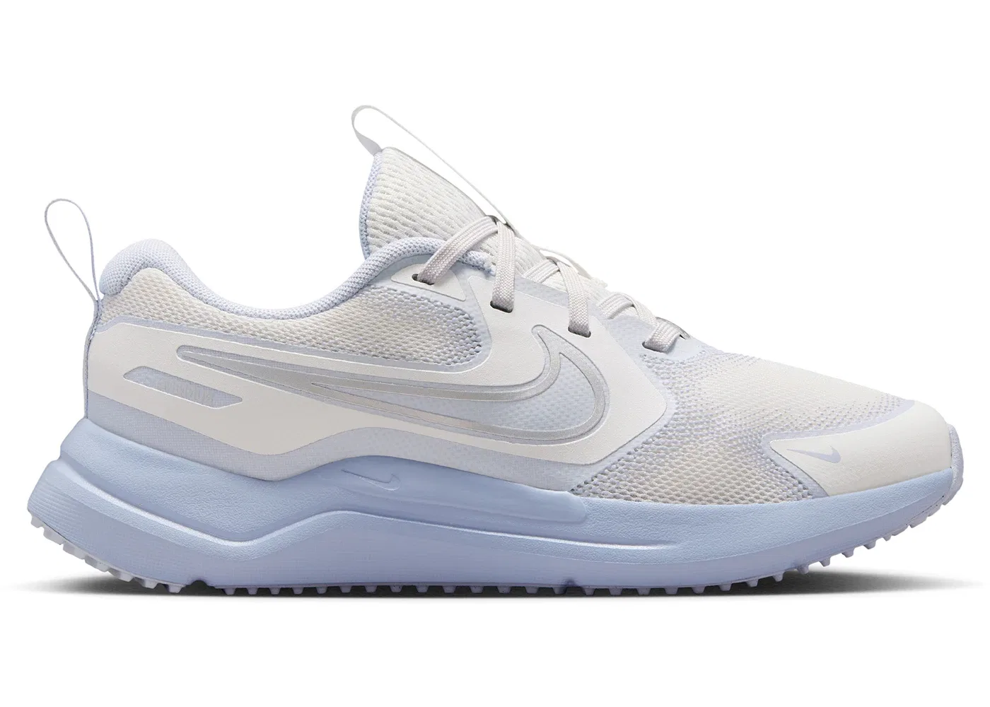 Детские кроссовки для бега с длинным шнурком Nike Cosmic Runner Nike, Platinum Tint/Ghost/Football Grey/Metallic Silver