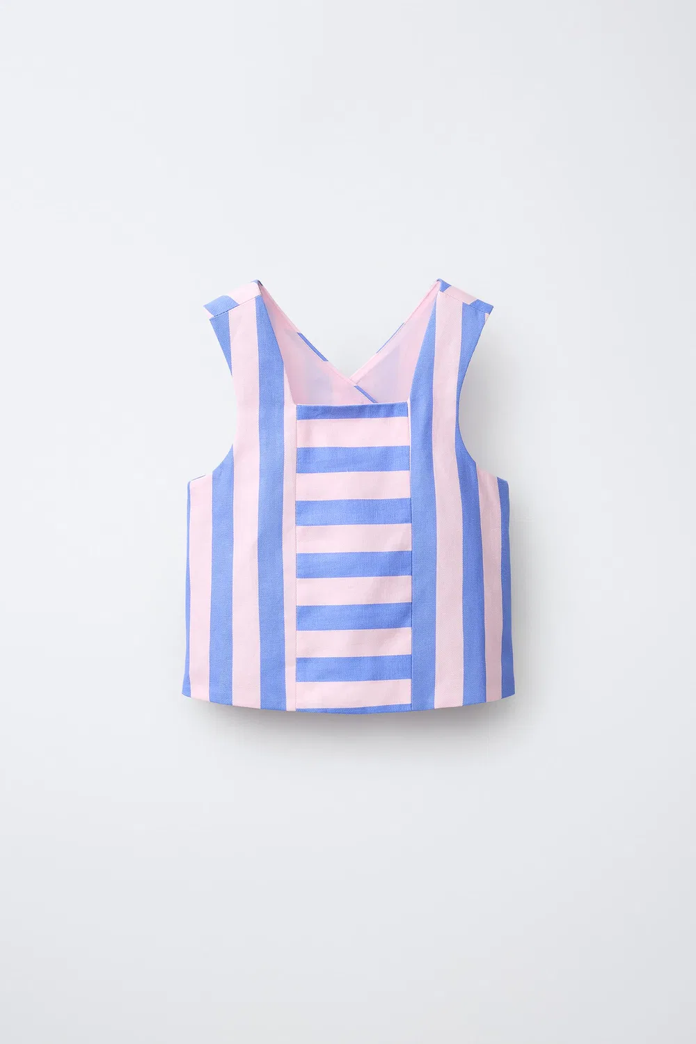 Полосатая рубашка на пуговицах ZARA, Multicoloured