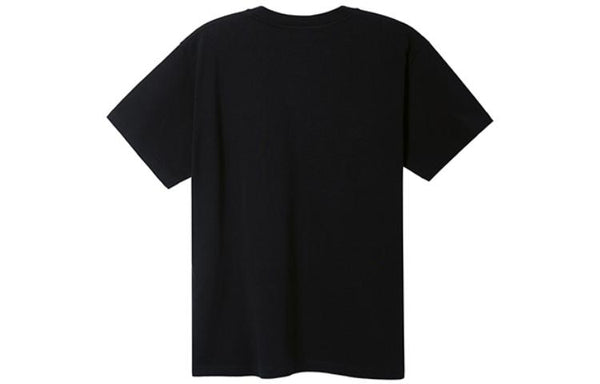 Футболка men's x the north face crossover alphabet logo printing loose round neck short sleeve black t-shirt Gucci, черный — фото 2